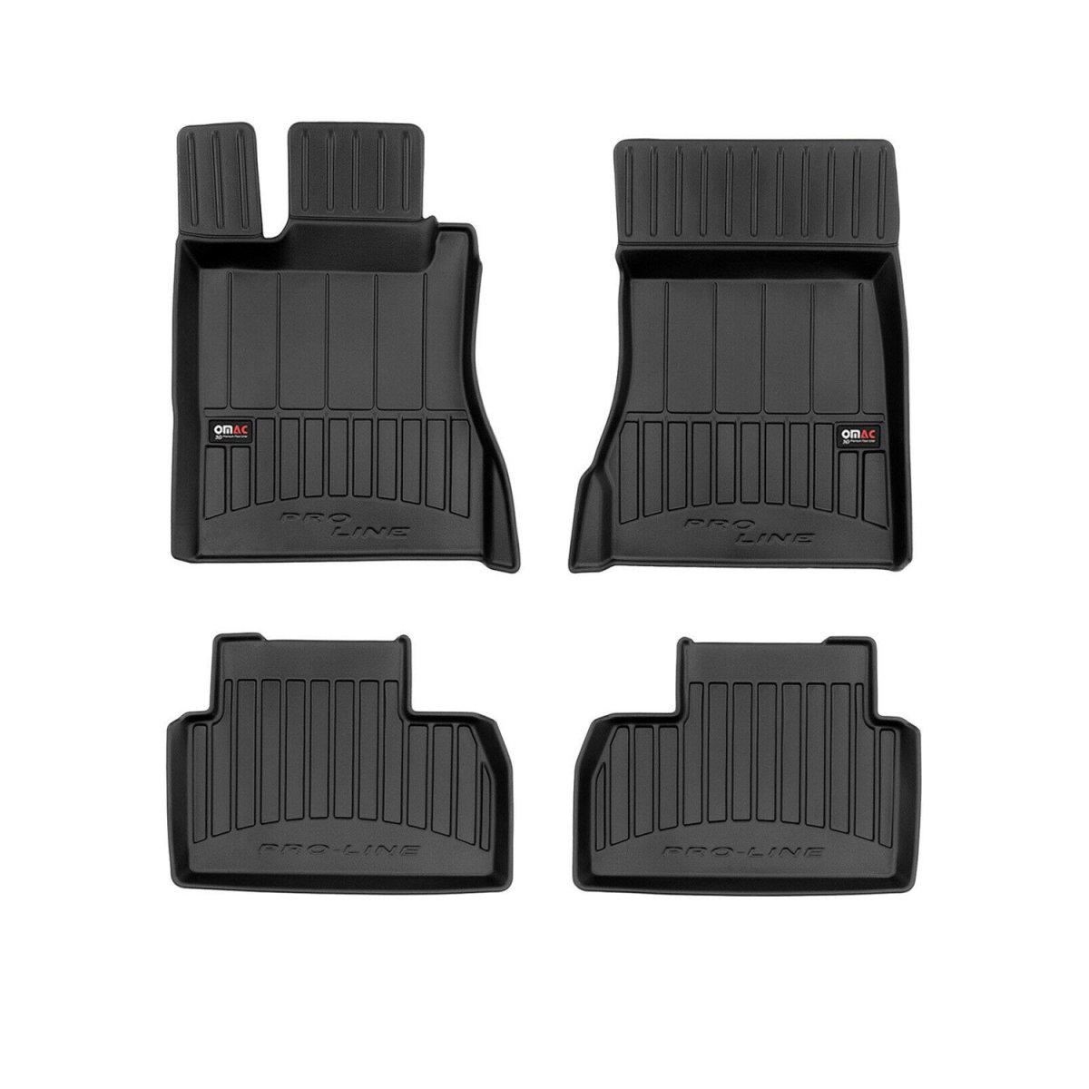 Mercedes S Class W220 Floor Mat - Omac - Proline Premium TPE - Black - '99-'06 Mercedes S Class W220 Floor Mat - Omac - Proline Premium TPE - Black - '99-'06
